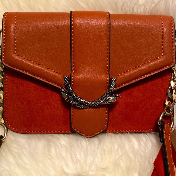 Topshop Handbags - Topshop Sela Snake Crossbody Bag.